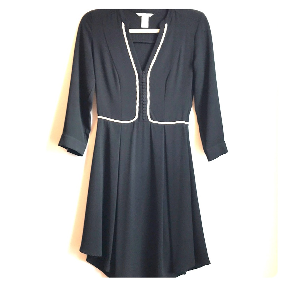 NWOT black & white dress